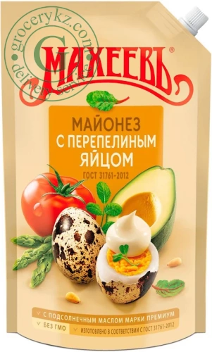 Maheev quail egg mayonnaise, 380 g