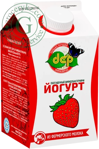 Dep drinking yogurt, strawberry, 500 ml