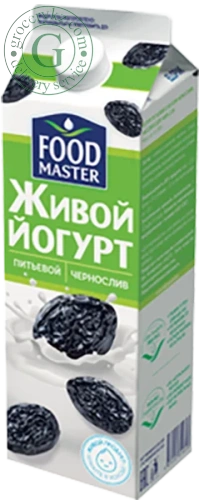 Foodmaster drinking live yogurt, prunes, 900 g