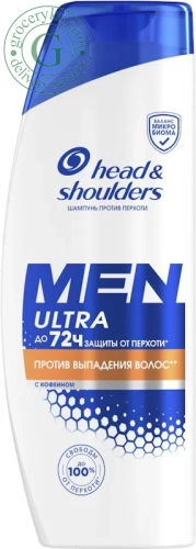 Head & Shoulders Ultra anti hair loss shampoo with caffeine, 400 ml Head & Shoulders Ultra anti hair loss shampoo with caffeine, 400 ml