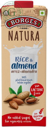 Borges rice and almond milk, 1 l