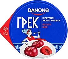 Danone greek yogurt, cherry, 120 g