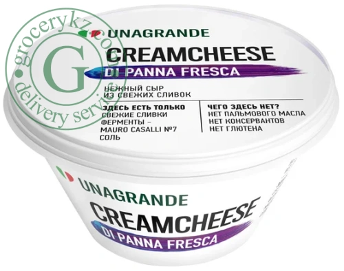 Unagrande cream cheese, 200 g