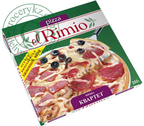 El Rimio frozen pizza, quartet, 350 g