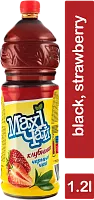 Maxi black ice tea, strawberries, 1.2 l