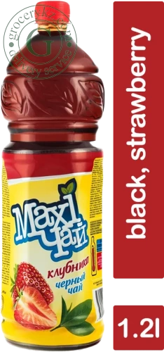 Maxi black ice tea, strawberries, 1.2 l