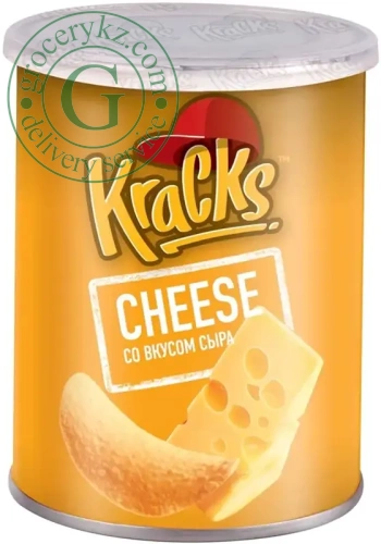 Kracks potato chips, cheese, 45 g