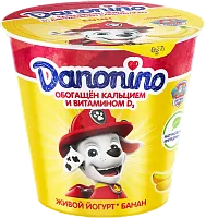 Danonino yogurt, banana, 100 g