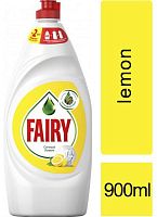 Fairy dish washing liquid dish soap, lemon, 900 ml