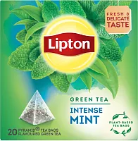 Lipton green tea, intense mint, 20 pyramids