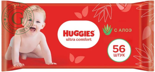 Huggies baby wipes, ultra comfort, 56 count