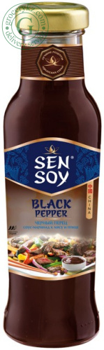 Sen Soy black pepper sauce, 320 g