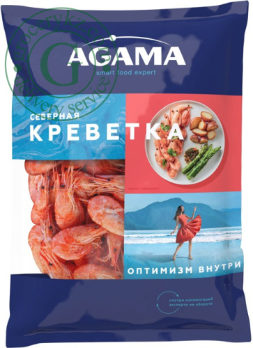 Agama northern shrimps, frozen, 850 g