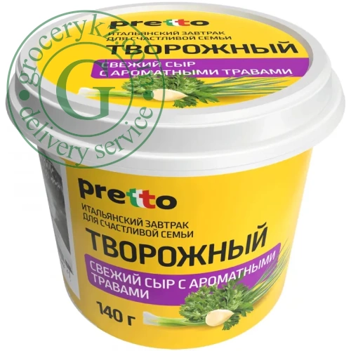 Pretto cream cheese, herbs, 140 g