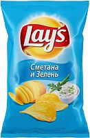 Lay's potato chips, sour cream and herbs, 140 g