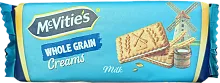 McVitie's whole grain cookies, milk, 100 g