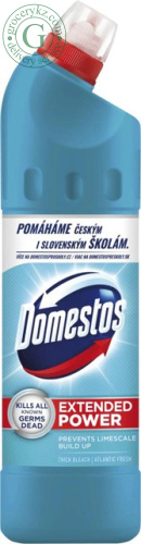 Domestos toilet cleaner, atlantic fresh, 750 ml