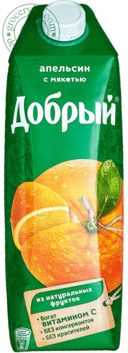 Dobry orange juice, 1l picture 2