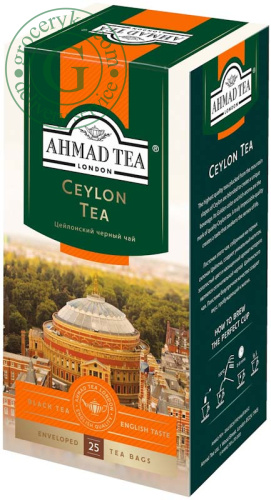 Ahmad Ceylon black tea, 25 bags