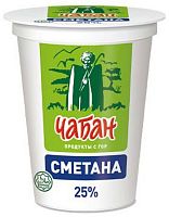 Chaban sour cream, 25% (400 g)