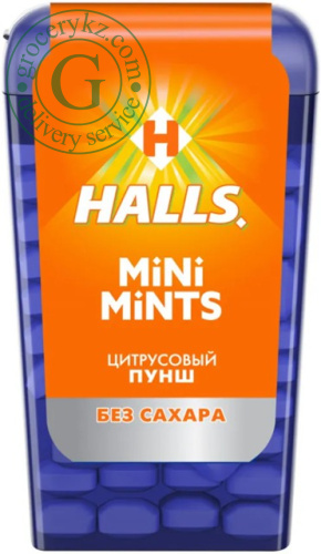 Halls mini mints, citrus mix, 12.5 g