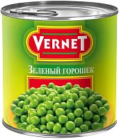 Vernet canned green peas, 425 ml