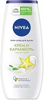 Nivea shower gel, cream and star fruit, 250 ml