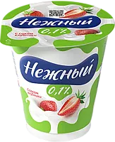 Nezhnyi strawberry yogurt, 0.1%, 320 g