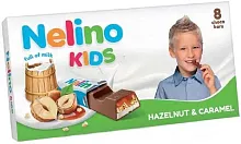 Nelino Kids chocolate, hazelnut and caramel, 95 g