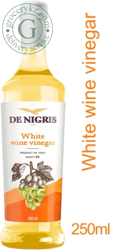 De Nigris white wine vinegar, 250 ml