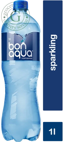 BonAqua sparkling water, 1 l