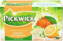 Pickwick herbal tea, citrus and elder flower, 20 bags