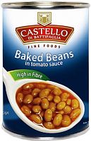 Castello di Battipaglia canned baked beans in tomato sauce, 400 g
