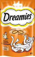 Dreamies dry cat food, chicken, 60 g