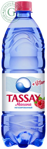 Tassay still water, raspberries, 1 l
