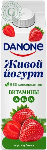 Danone drinking yogurt, strawberry, 850 g