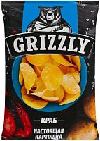 Grizzly potato chips, crab, 60 g