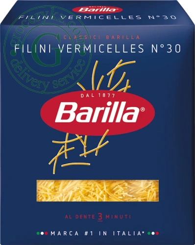 Barilla Filini Vermicelles 30 pasta, 450 g