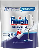 Finish Quantum All in 1 dishwasher tablets, 60 tablets