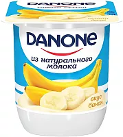 Danone yogurt, banana, 100 g