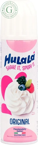 Hulala whipped dairy cream, 250 ml