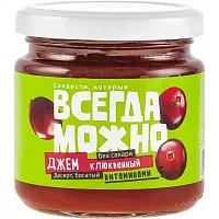 Vsegda Mozhno cranberry jam, 200 g