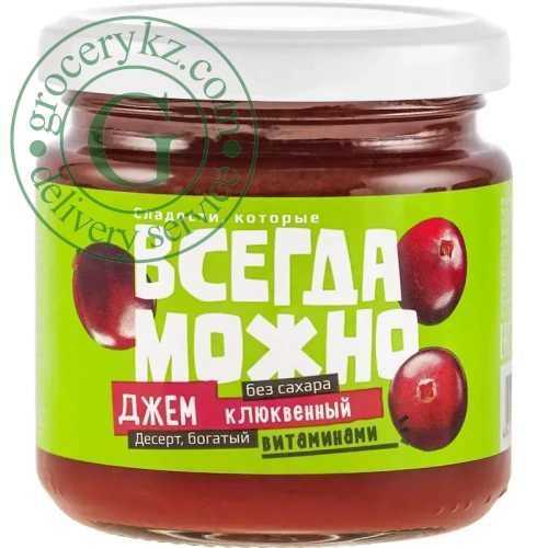 Vsegda Mozhno cranberry jam, 200 g