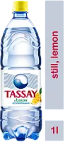 Tassay still water, lemon, 1 l