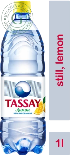Tassay still water, lemon, 1 l