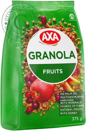 AXA granola, fruits, 375 g AXA granola, fruits, 375 g