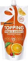 Bombbar topping, orange and cranberry, 240 g