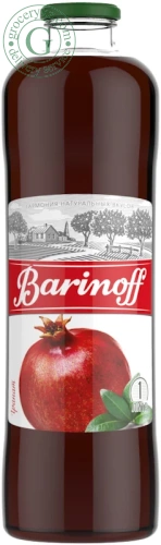 Barinoff pomegranate juice, 1 l