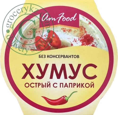 AmFood Hummus, hot paprika, 200 g