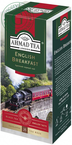 Ahmad English Breakfast black tea, 25 bags